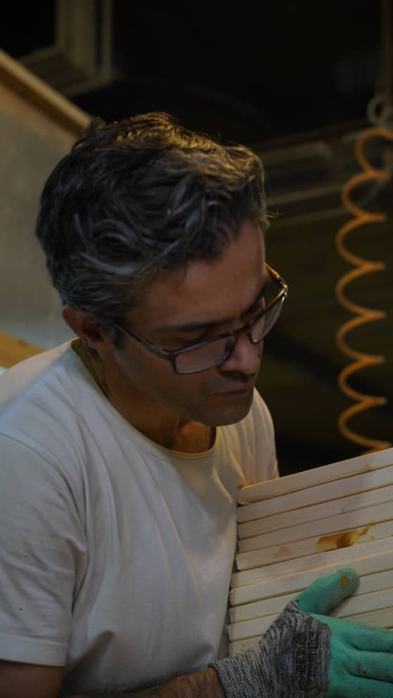 قاب عکس چوبی دهکده چوبی فلاح